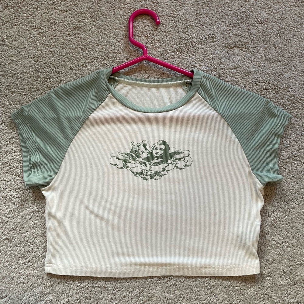 SHEIN Angel Crop Top